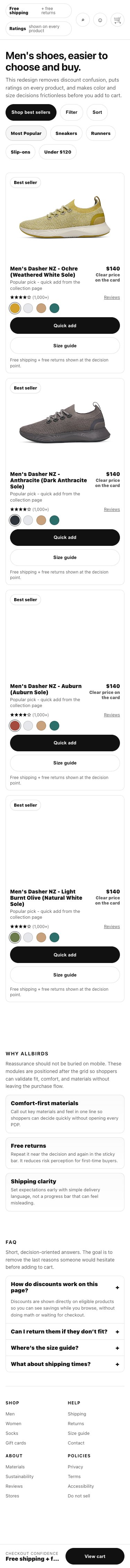 Redesign Preview (Mobile)