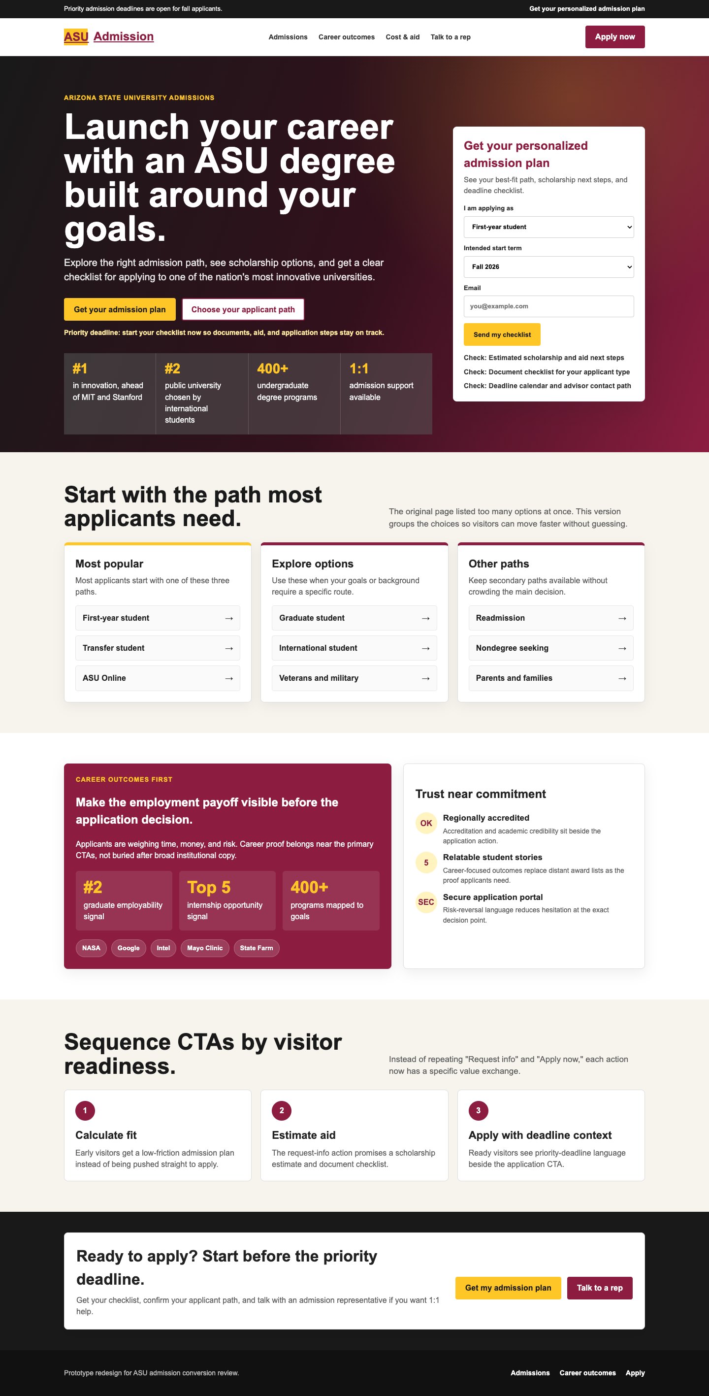 Redesign Preview (Desktop)