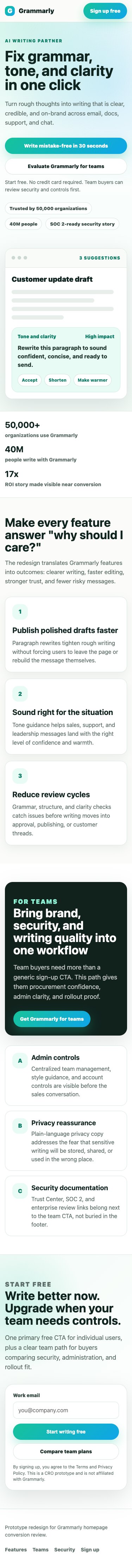 Redesign Preview (Mobile)